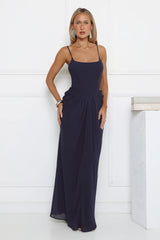 Invest In Yourself Maxi Dress Navy